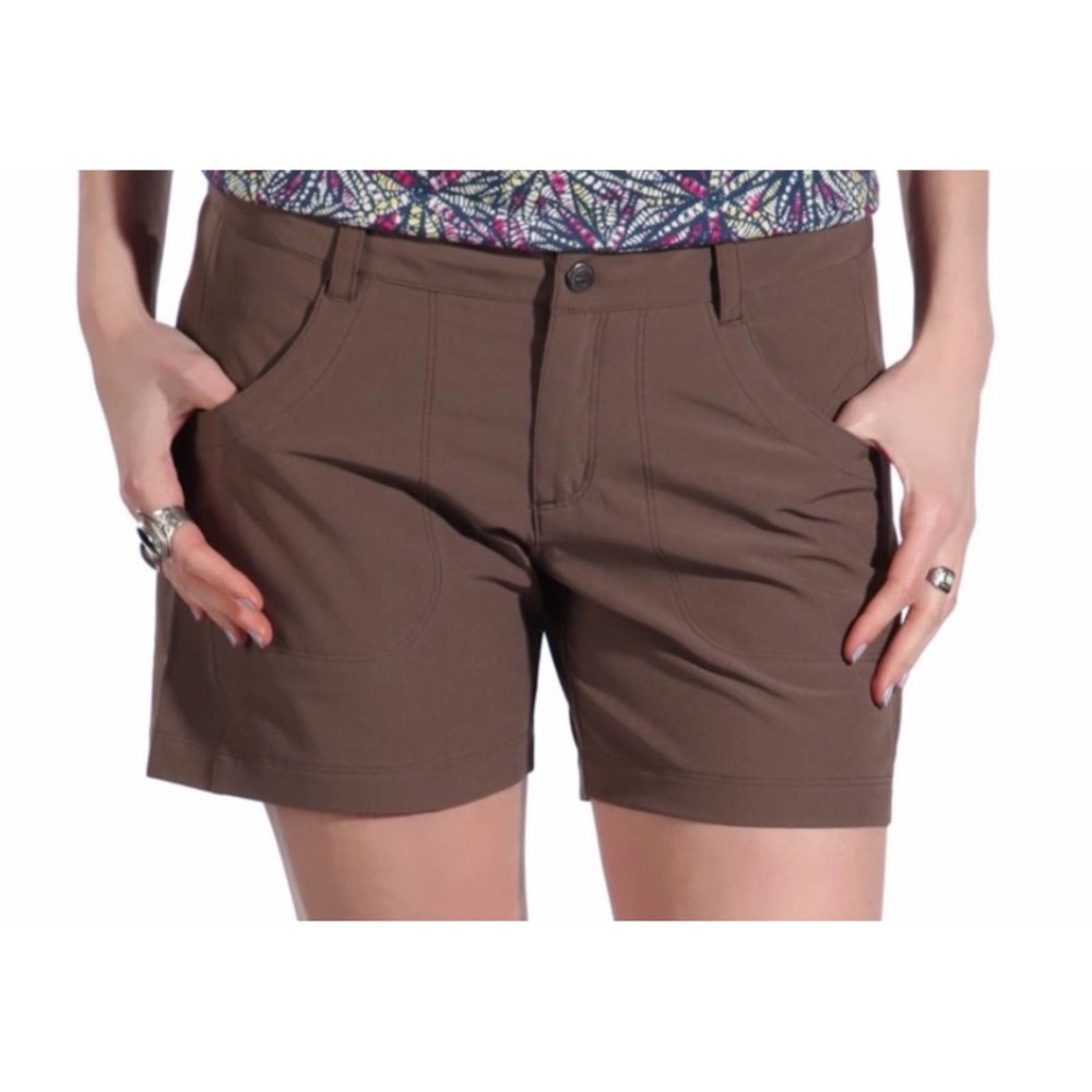 Patagonia Shorts Happy Hike Shorts Gray Flat Front Low Rise Zip Breathable Sz 4